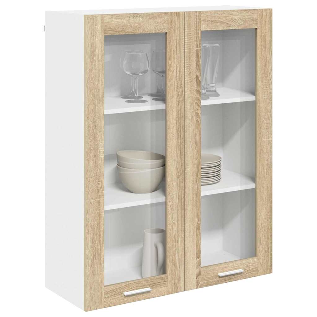 Hanging Cabinet Sonoma Oak 80 x 31 x 100 cm Engineered Wood