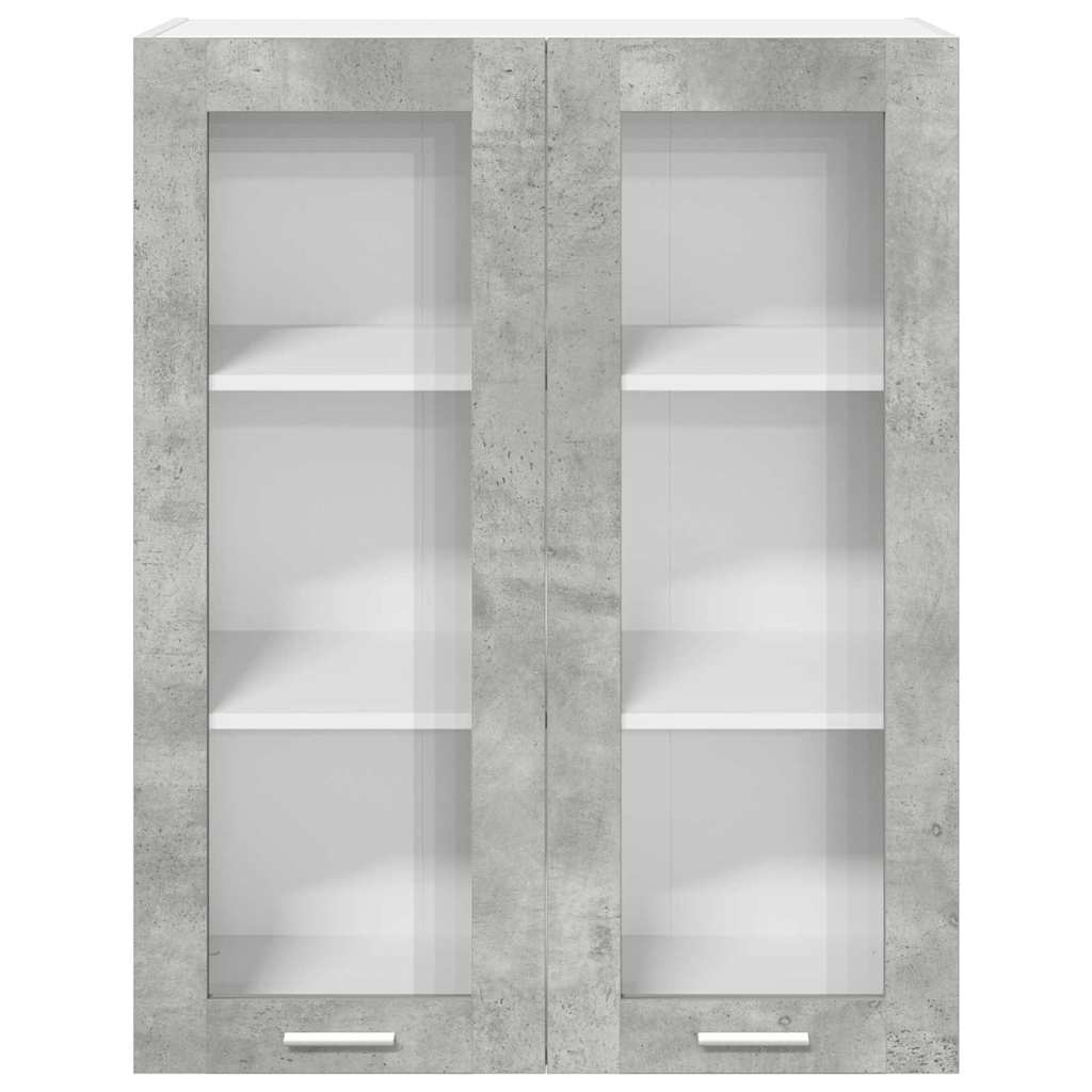 Hanging Cabinet Concrete Grey 80 x 31 x 100 cm Engineered Wood
