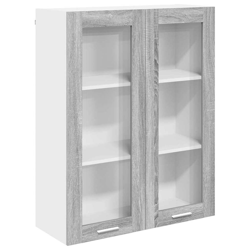 Hanging Cabinet Grey Sonoma 80 x 31 x 100 cm Engineered Wood