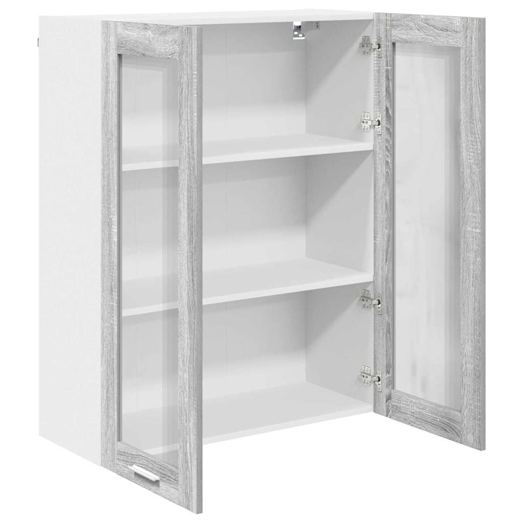 Hanging Cabinet Grey Sonoma 80 x 31 x 100 cm Engineered Wood
