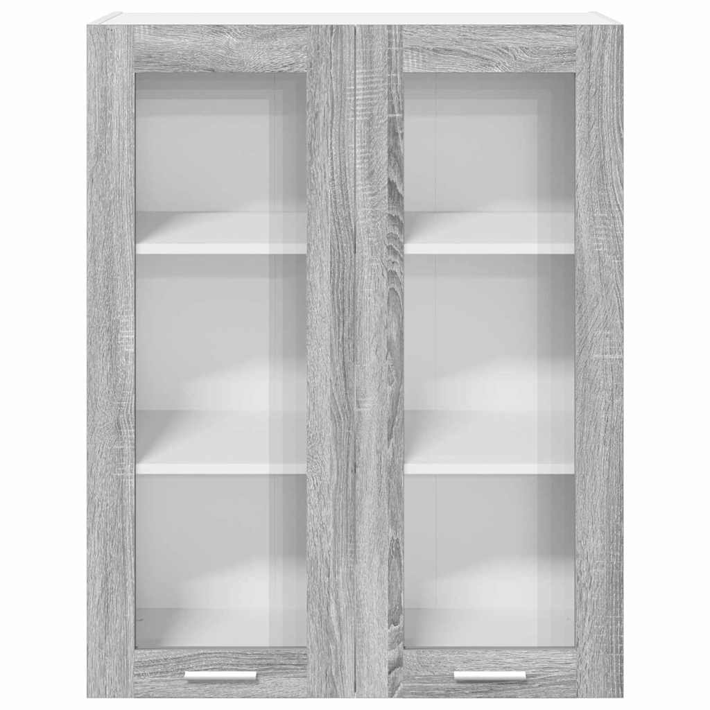 Hanging Cabinet Grey Sonoma 80 x 31 x 100 cm Engineered Wood