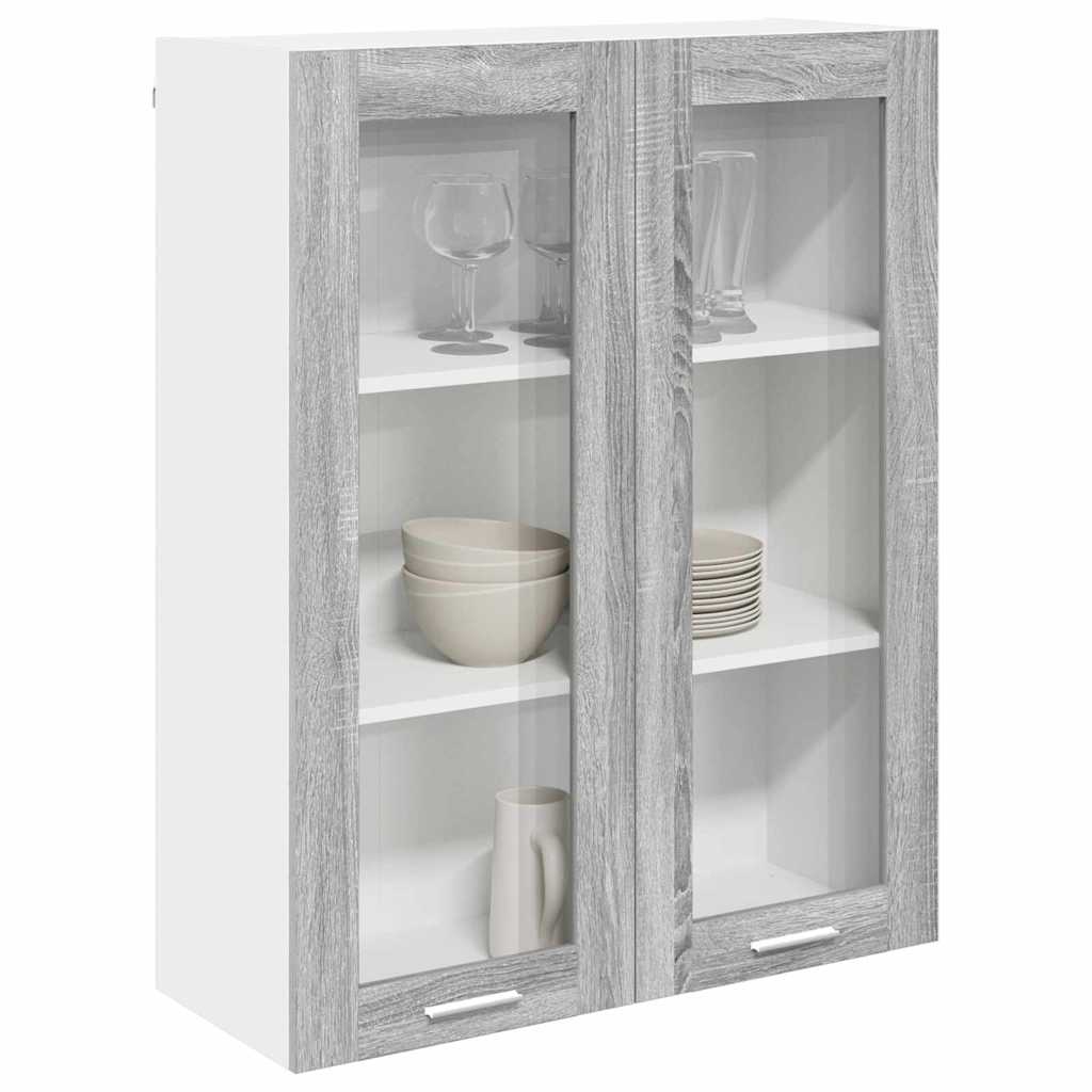 Hanging Cabinet Grey Sonoma 80 x 31 x 100 cm Engineered Wood