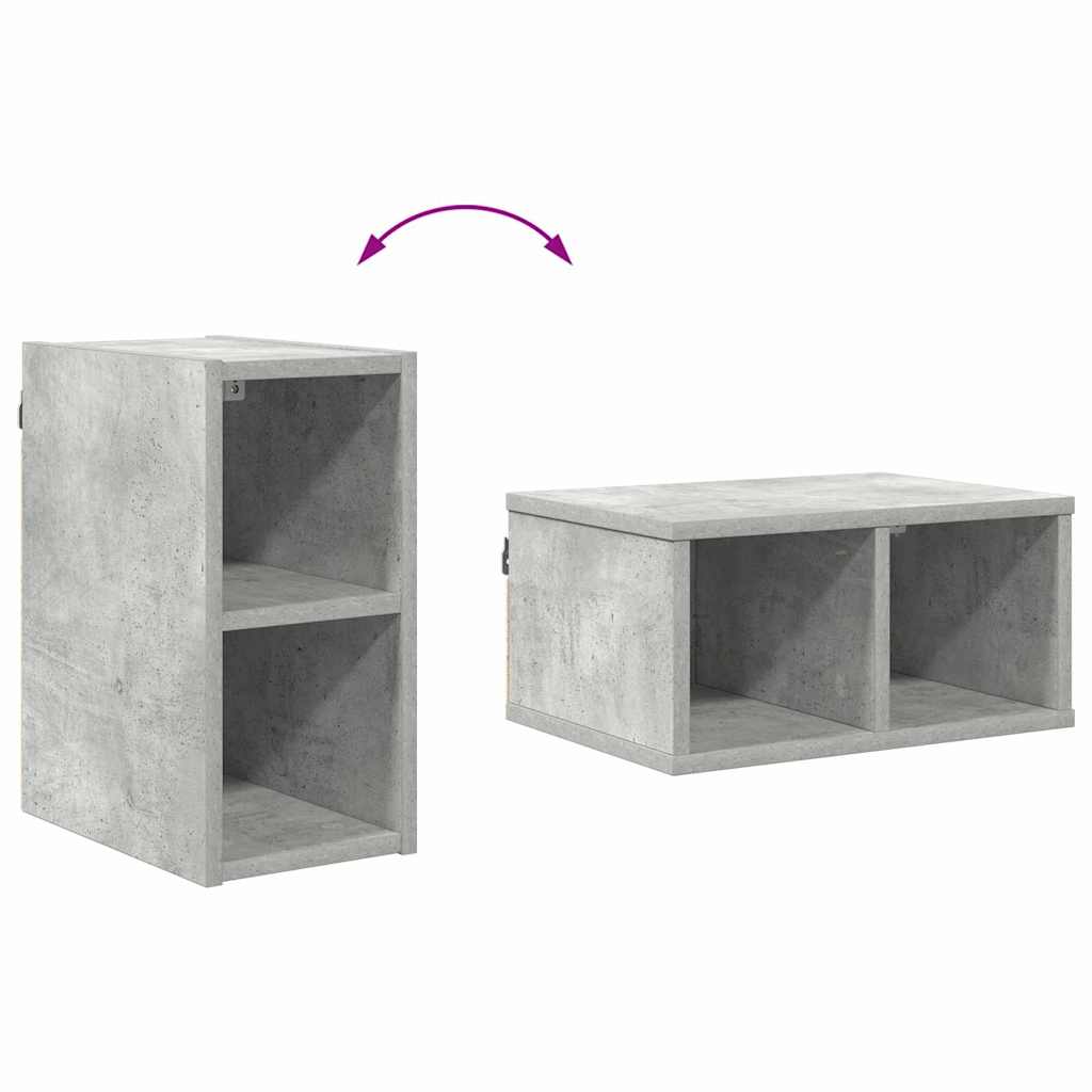 Hanging Cabinet Concrete Grey 20 x 29.5 x 40 cm Engineered Wood