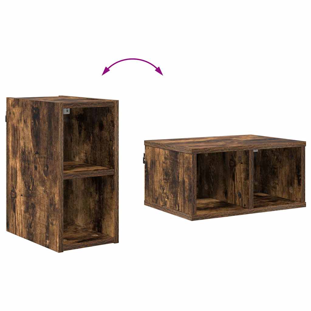 Hanging Cabinet Smoked Oak 20 x 29.5 x 40 cm Engineered Wood