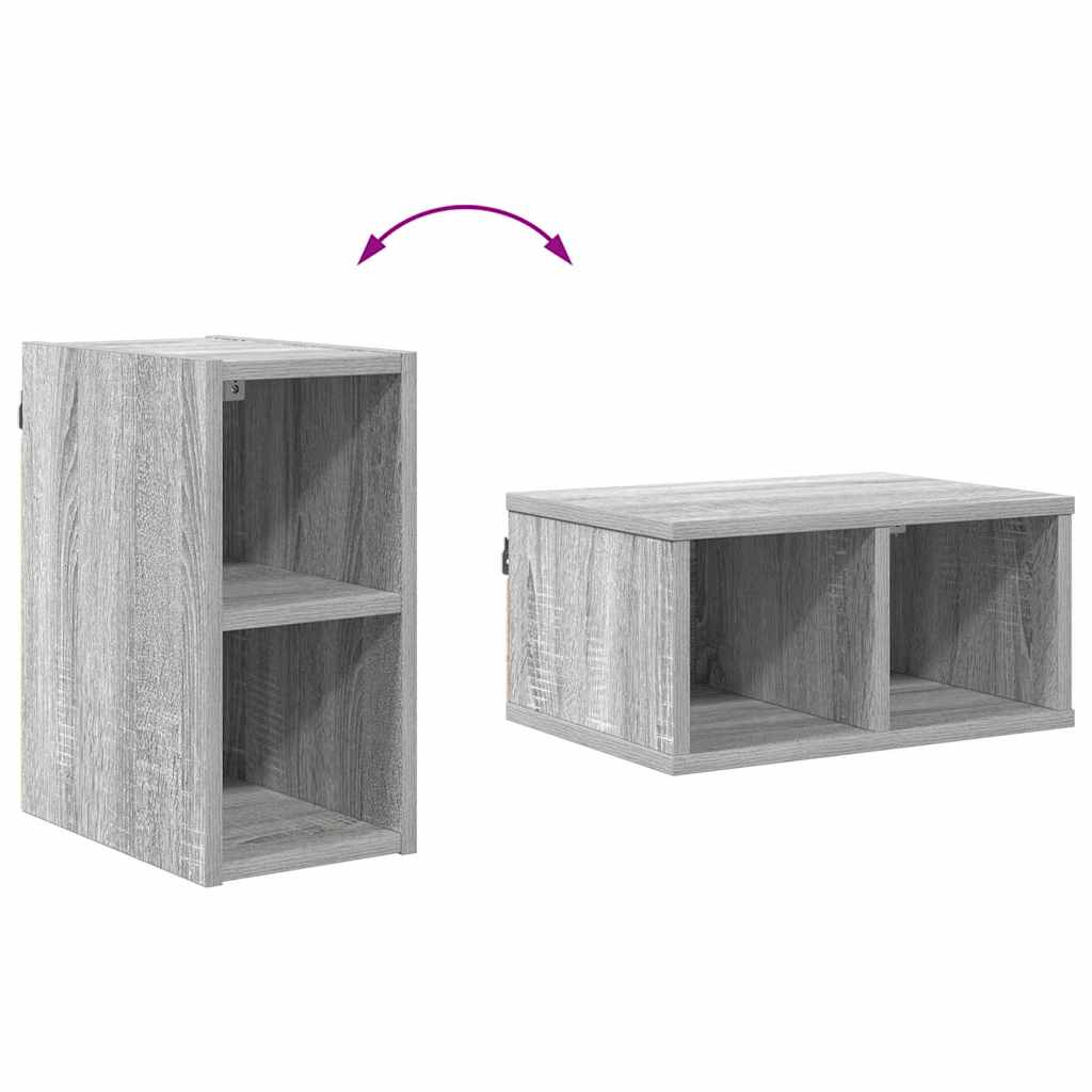 Hanging Cabinet Grey Sonoma 20 x 29.5 x 40 cm Engineered Wood