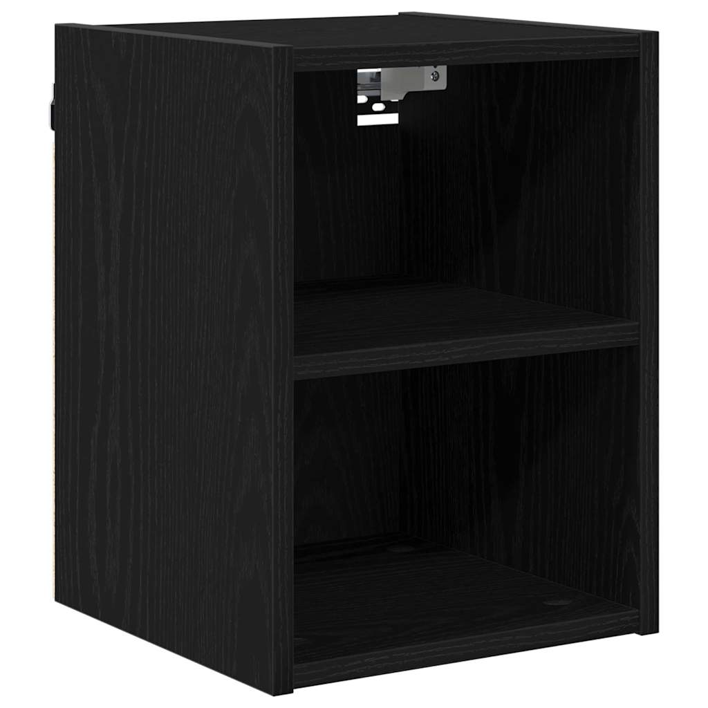 Hanging Cabinet Black Oak 30 x 29.5 x 40 cm Engineered Wood