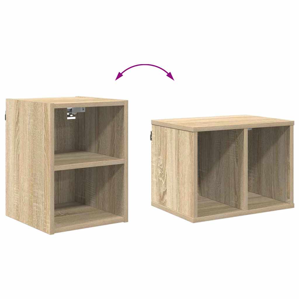 Hanging Cabinet Sonoma Oak 30 x 29.5 x 40 cm Engineered Wood