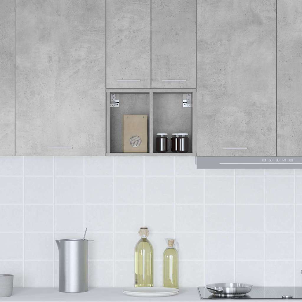 Hanging Cabinet Concrete Grey 30 x 29.5 x 40 cm Engineered Wood
