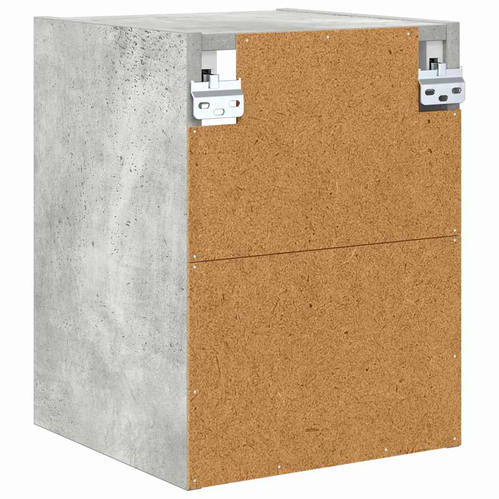Hanging Cabinet Concrete Grey 30 x 29.5 x 40 cm Engineered Wood