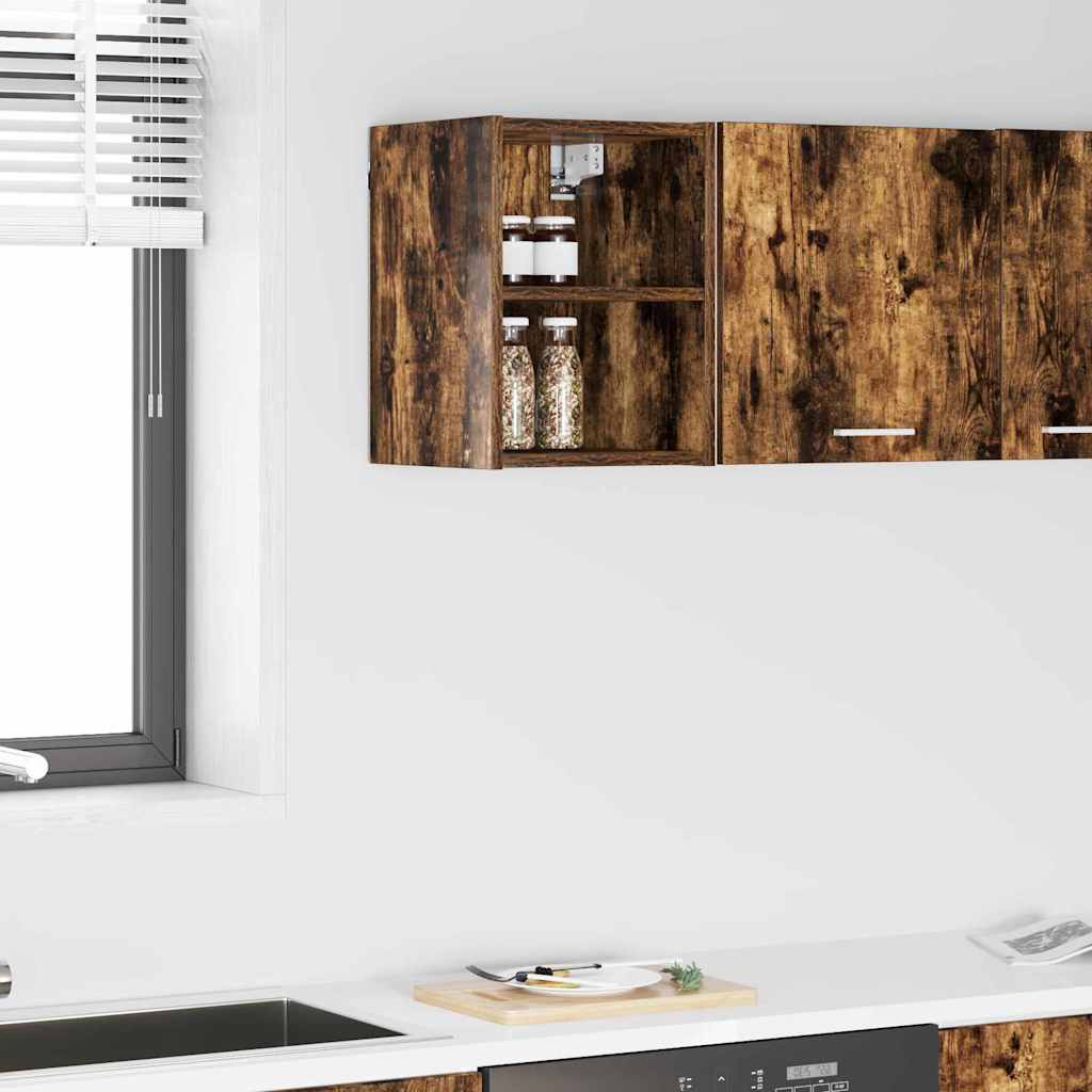 Hanging Cabinet Smoked Oak 30 x 29.5 x 40 cm Engineered Wood