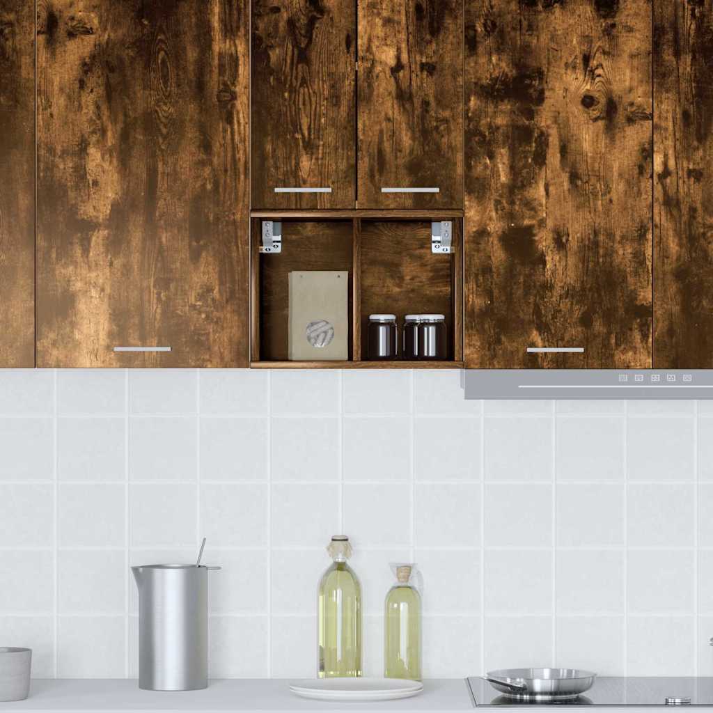 Hanging Cabinet Smoked Oak 30 x 29.5 x 40 cm Engineered Wood