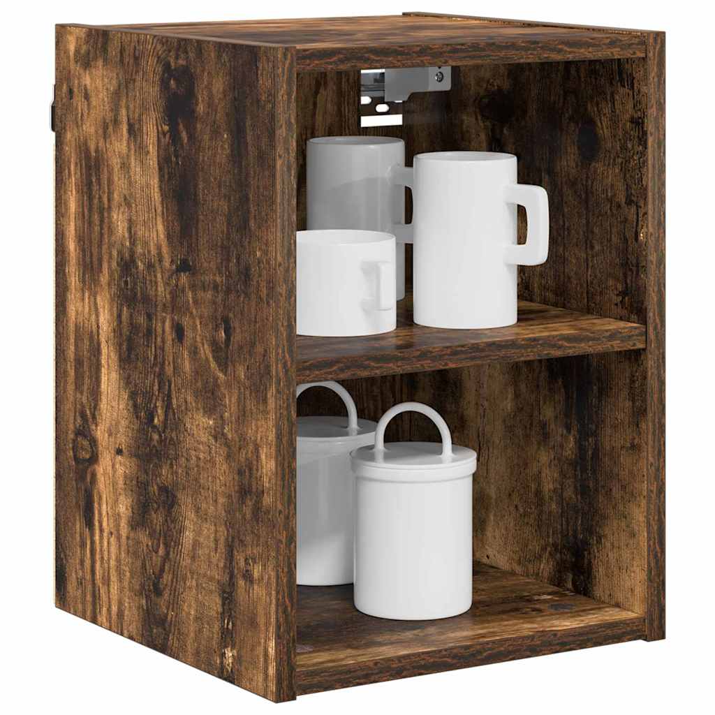 Hanging Cabinet Smoked Oak 30 x 29.5 x 40 cm Engineered Wood