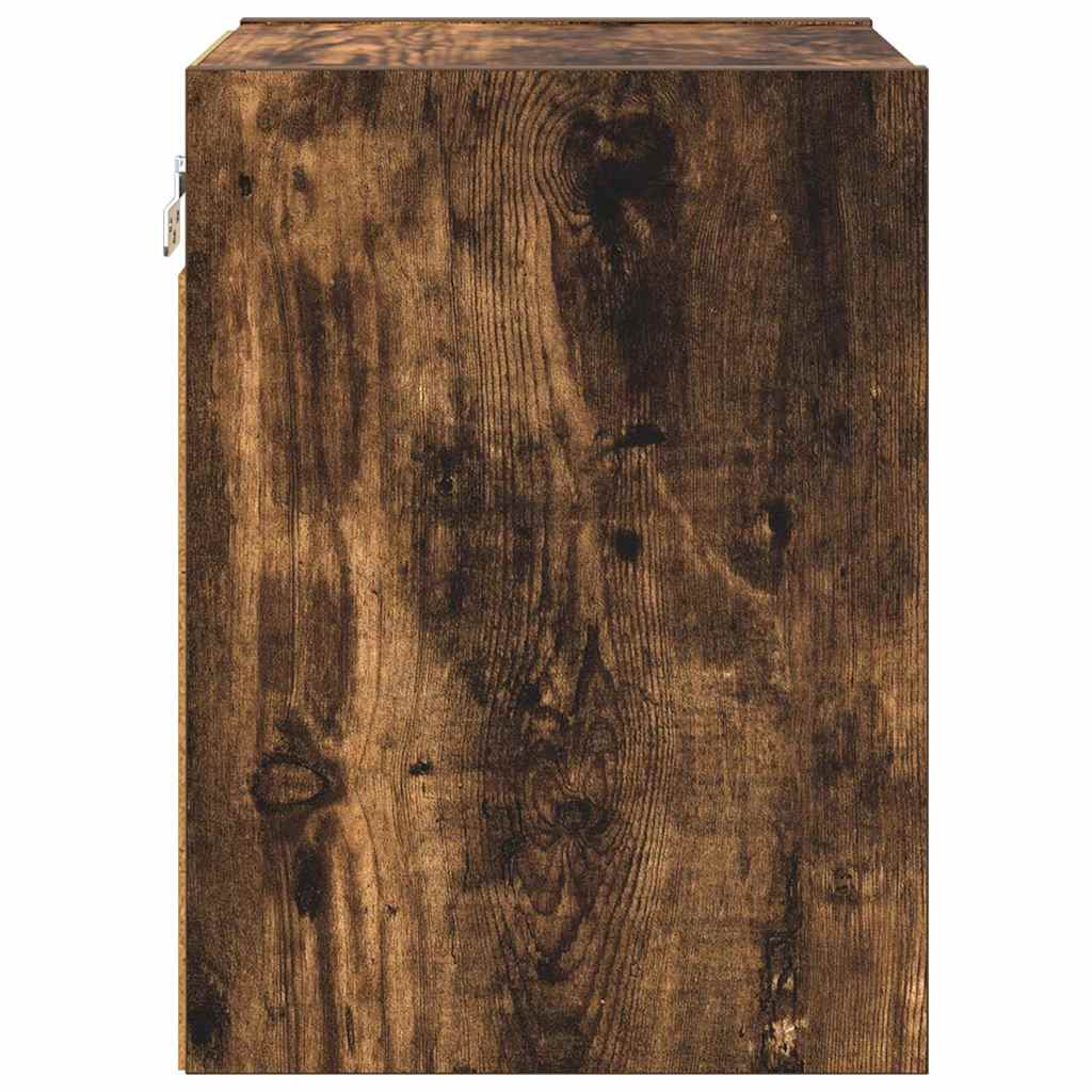 Hanging Cabinet Smoked Oak 30 x 29.5 x 40 cm Engineered Wood