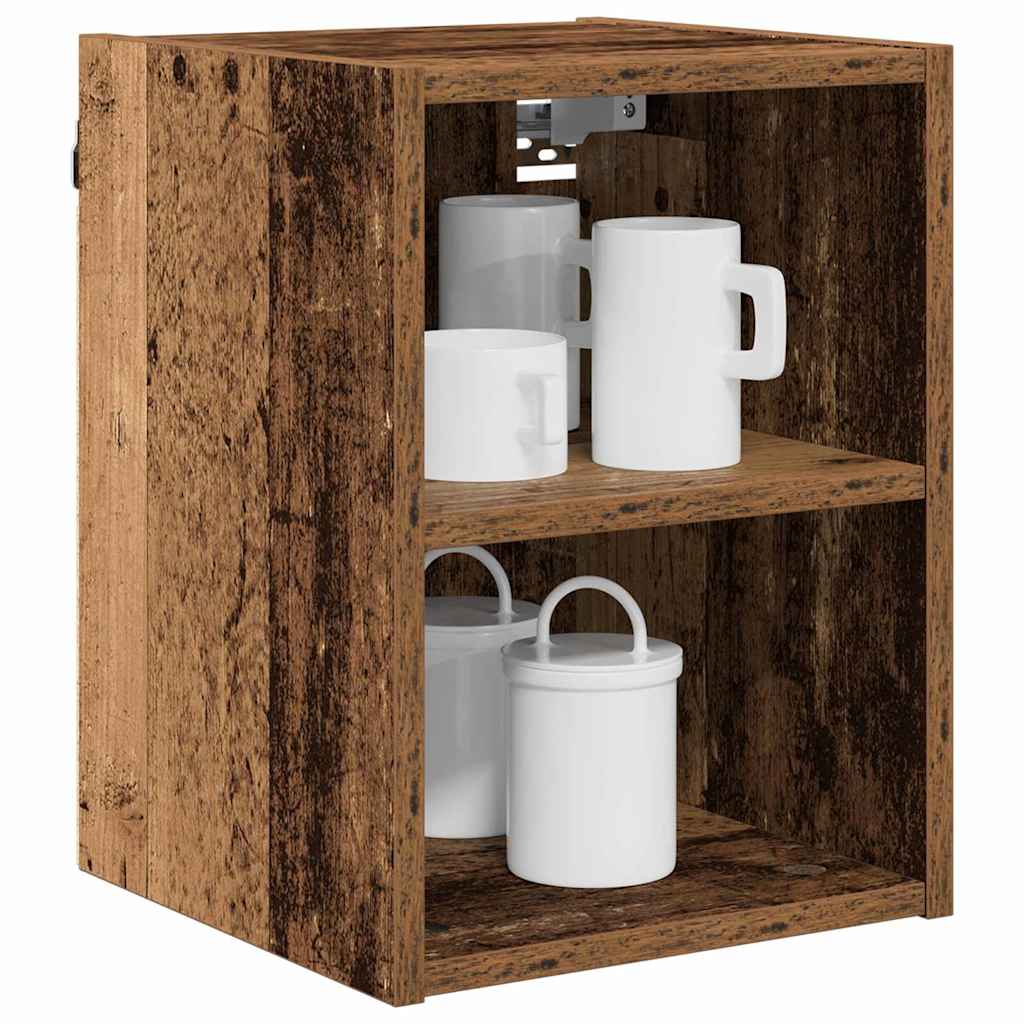 Hanging Cabinet Old Wood 30 x 29.5 x 40 cm Engineered Wood