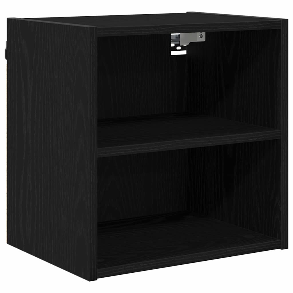 Hanging Cabinet Black Oak 40 x 29.5 x 40 cm Engineered Wood