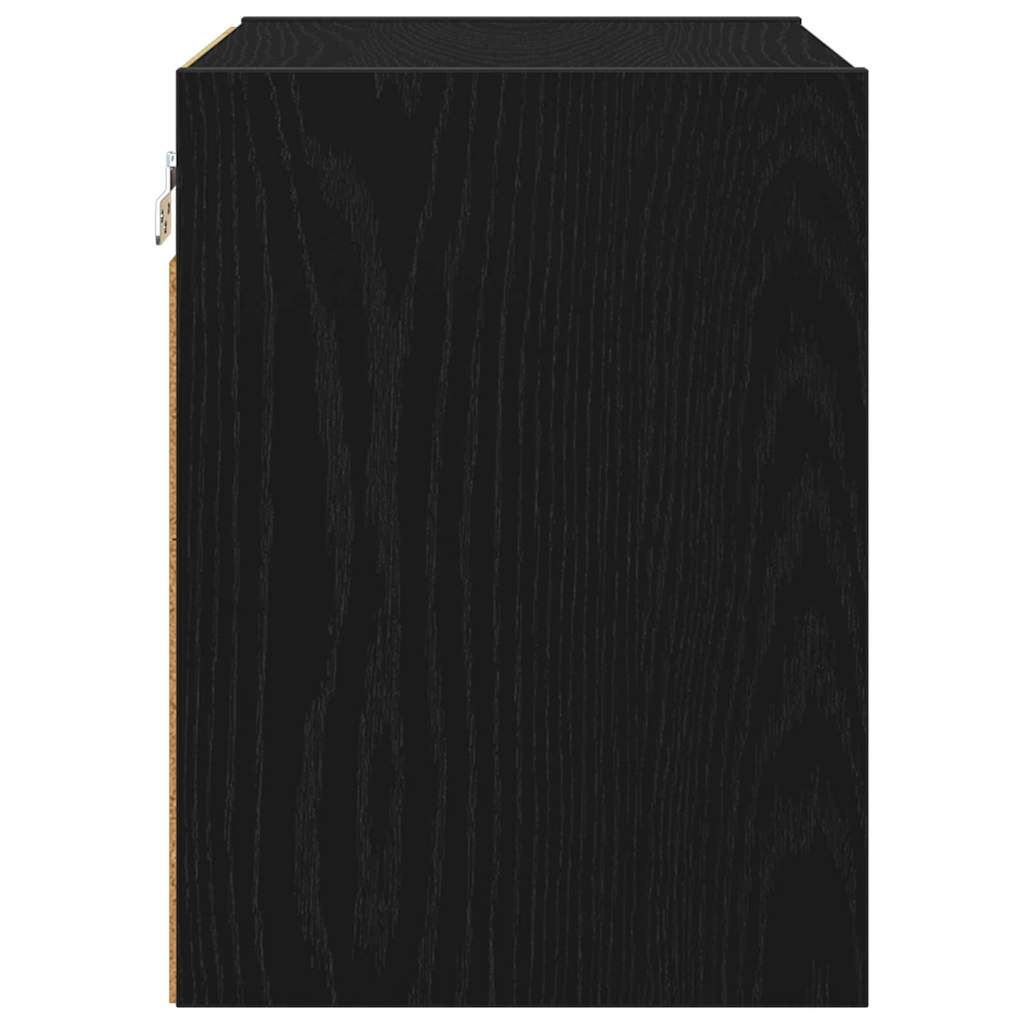 Hanging Cabinet Black Oak 40 x 29.5 x 40 cm Engineered Wood