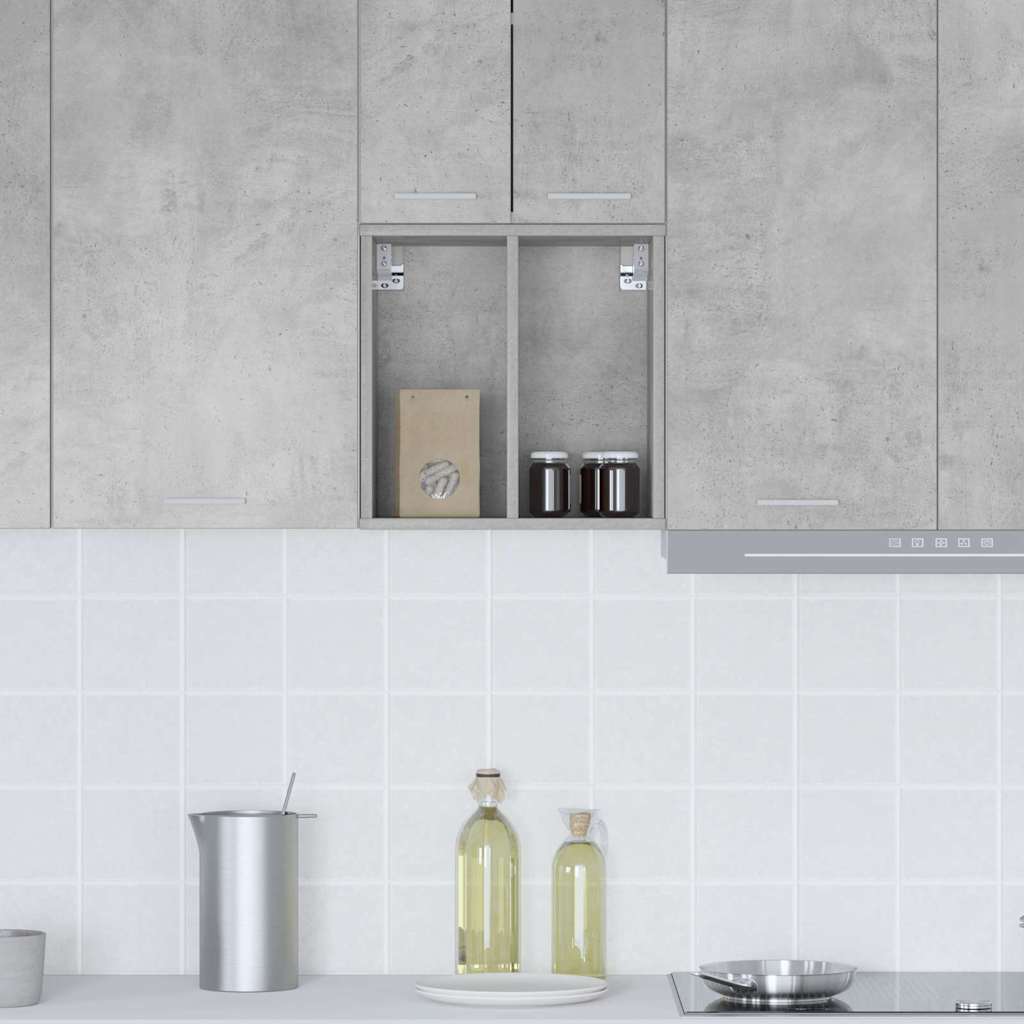Hanging Cabinet Concrete Grey 40 x 29.5 x 40 cm Engineered Wood