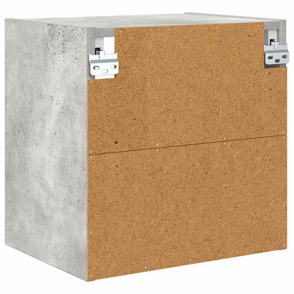 Hanging Cabinet Concrete Grey 40 x 29.5 x 40 cm Engineered Wood