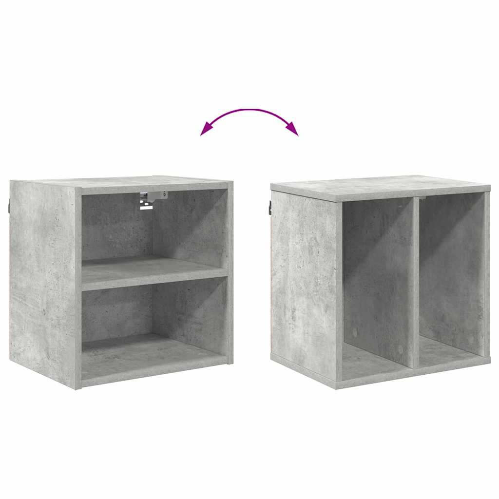 Hanging Cabinet Concrete Grey 40 x 29.5 x 40 cm Engineered Wood