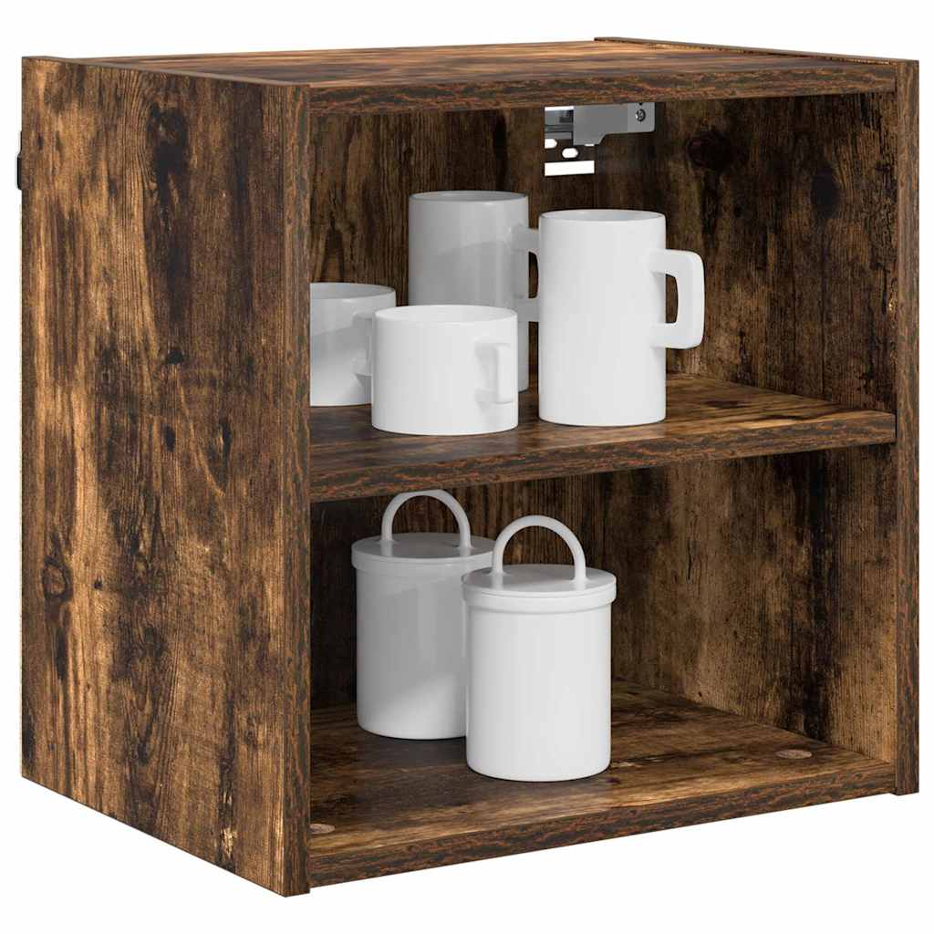 Hanging Cabinet Smoked Oak 40 x 29.5 x 40 cm Engineered Wood