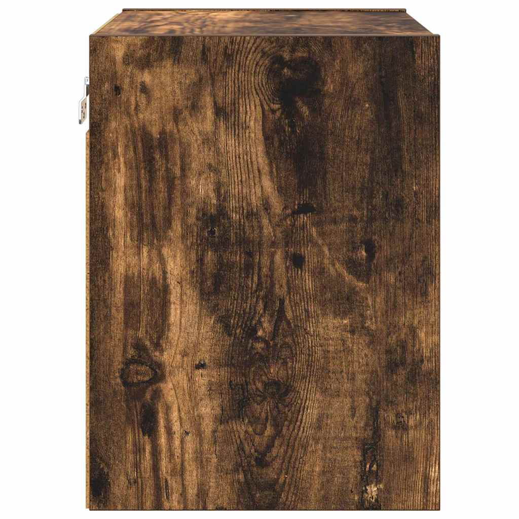 Hanging Cabinet Smoked Oak 40 x 29.5 x 40 cm Engineered Wood