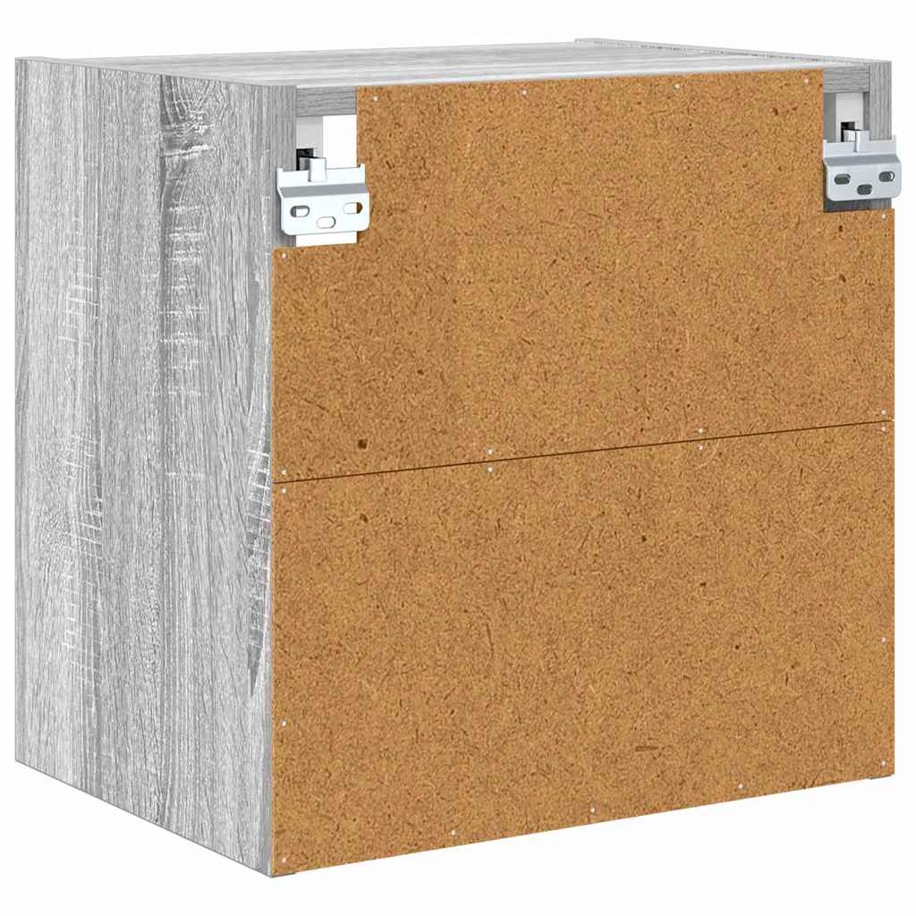Hanging Cabinet Grey Sonoma 40 x 29.5 x 40 cm Engineered Wood