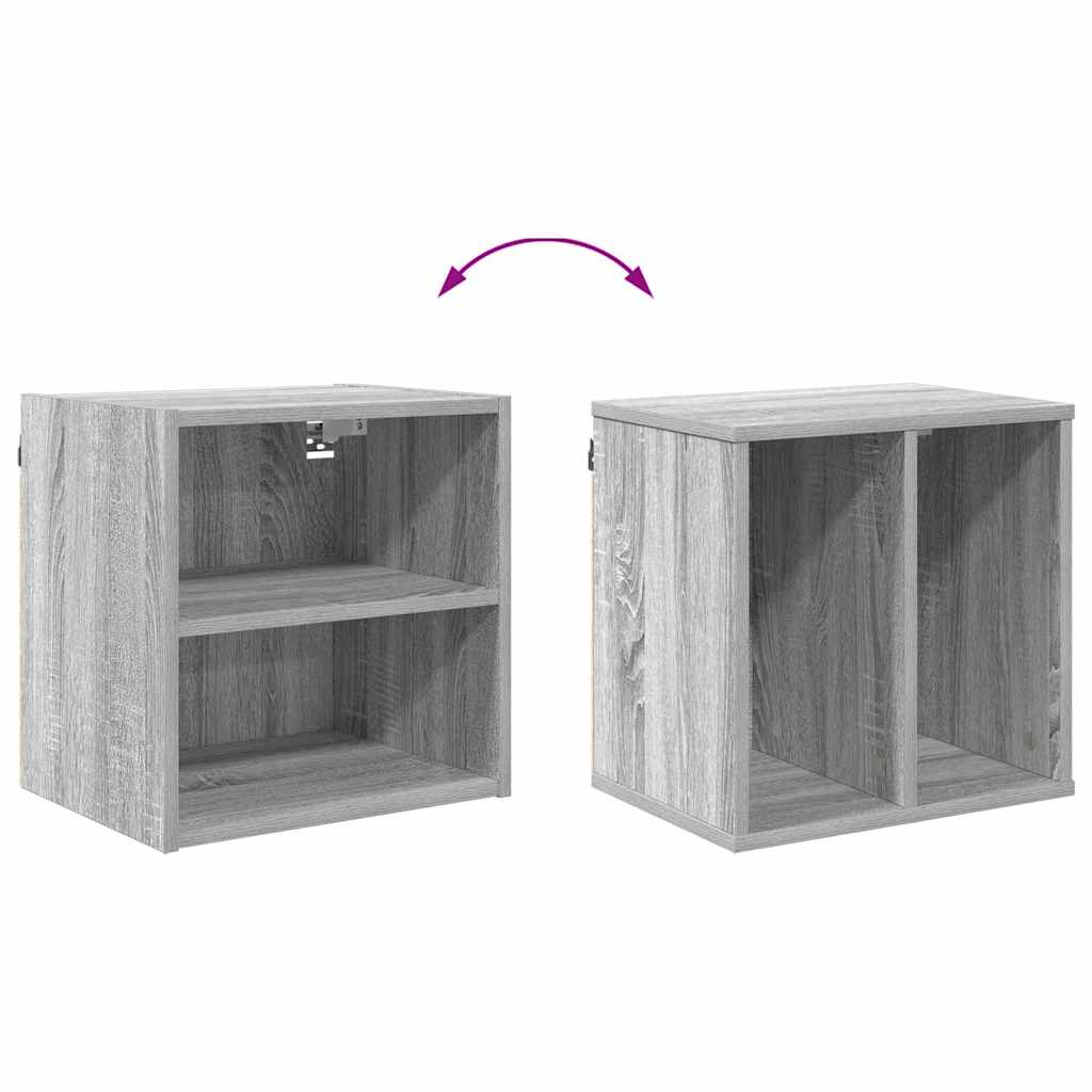 Hanging Cabinet Grey Sonoma 40 x 29.5 x 40 cm Engineered Wood
