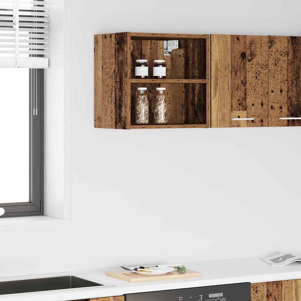 Hanging Cabinet Old Wood 40 x 29.5 x 40 cm Engineered Wood