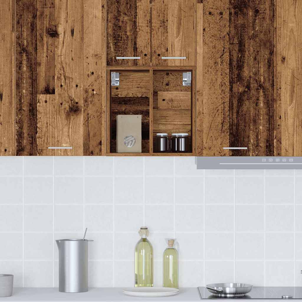 Hanging Cabinet Old Wood 40 x 29.5 x 40 cm Engineered Wood