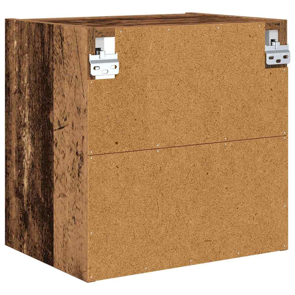Hanging Cabinet Old Wood 40 x 29.5 x 40 cm Engineered Wood