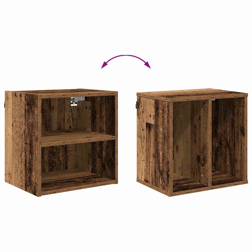 Hanging Cabinet Old Wood 40 x 29.5 x 40 cm Engineered Wood