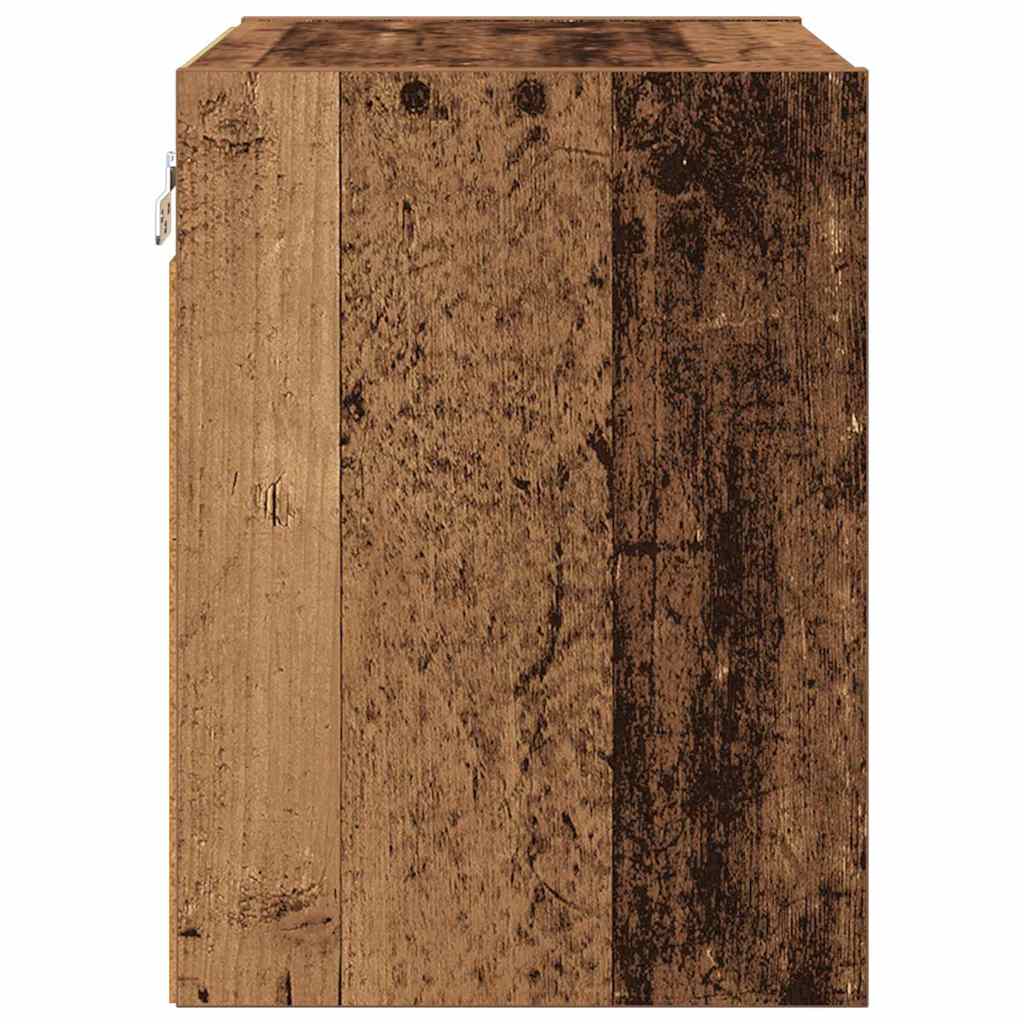 Hanging Cabinet Old Wood 40 x 29.5 x 40 cm Engineered Wood