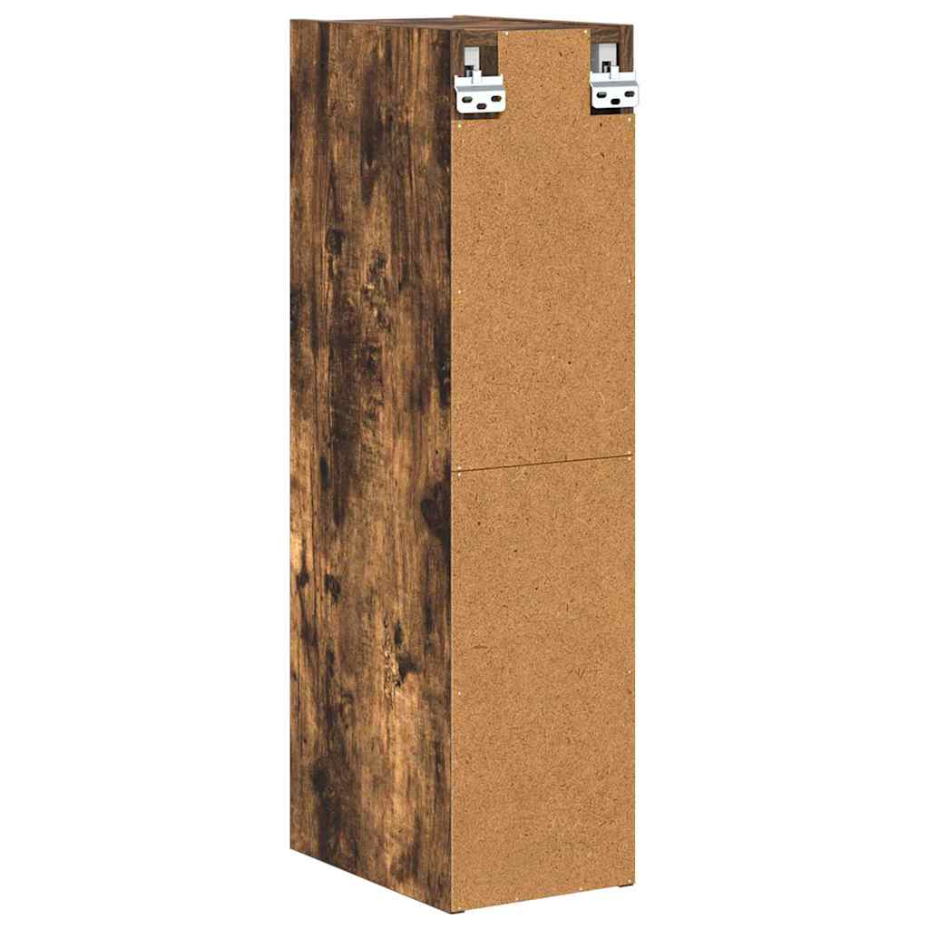 Hanging Cabinet Smoked Oak 20 x 29.5 x 80 cm Engineered Wood