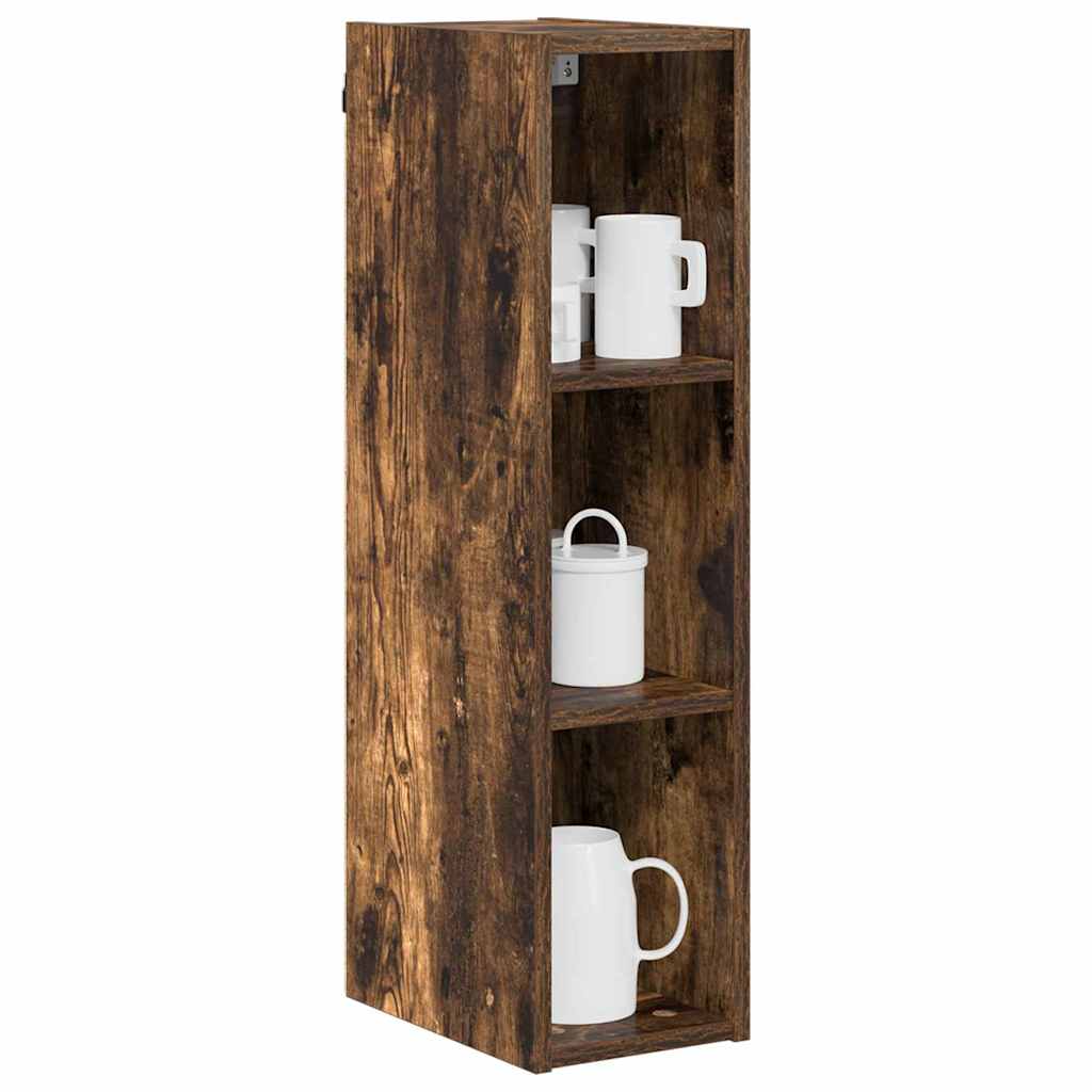 Hanging Cabinet Smoked Oak 20 x 29.5 x 80 cm Engineered Wood