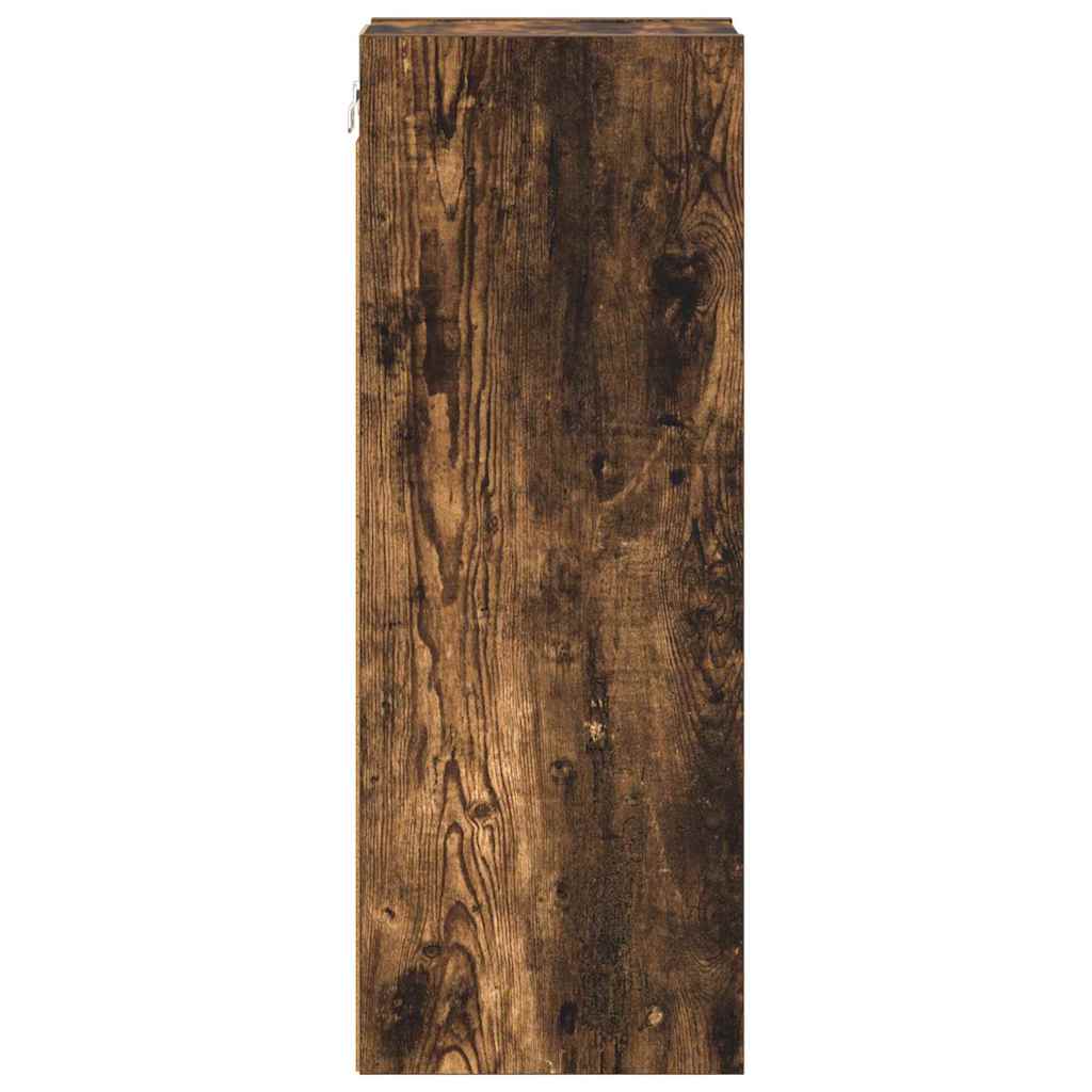Hanging Cabinet Smoked Oak 20 x 29.5 x 80 cm Engineered Wood