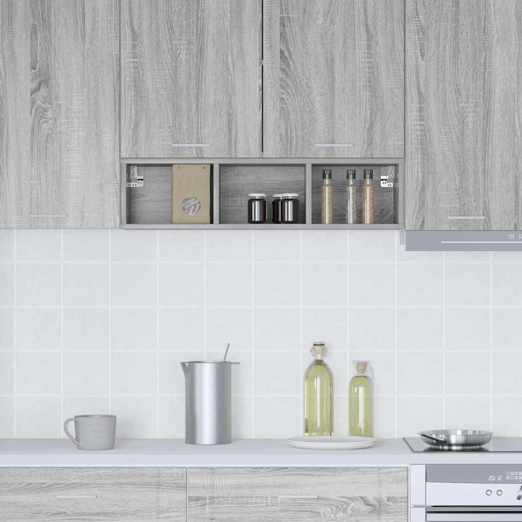 Hanging Cabinet Grey Sonoma 20 x 29.5 x 80 cm Engineered Wood