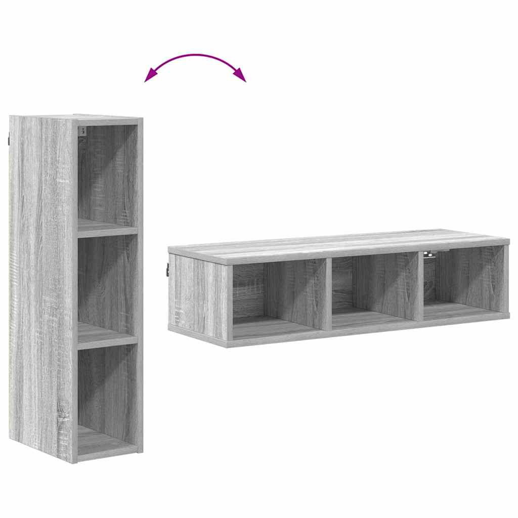 Hanging Cabinet Grey Sonoma 20 x 29.5 x 80 cm Engineered Wood