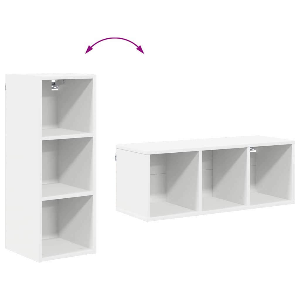 Hanging Cabinet White 30 x 29.5 x 80 cm Engineered Wood
