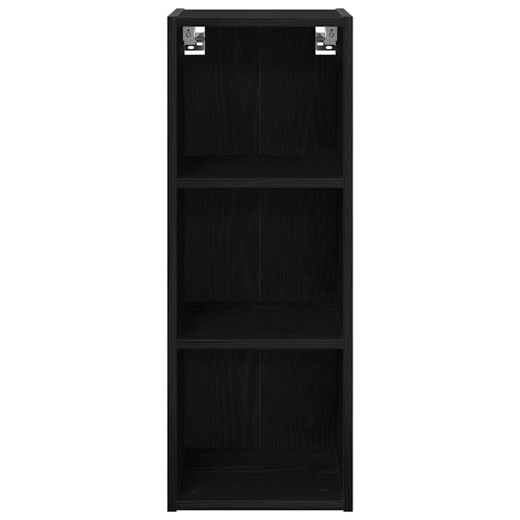 Hanging Cabinet Black Oak 30 x 29.5 x 80 cm Engineered Wood