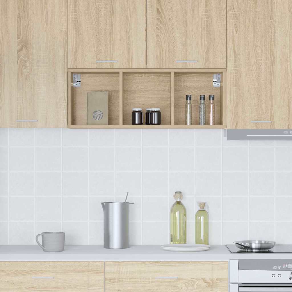 Hanging Cabinet Sonoma Oak 30 x 29.5 x 80 cm Engineered Wood