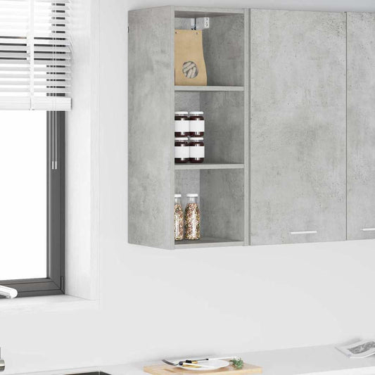 Hanging Cabinet Concrete Grey 30 x 29.5 x 80 cm Engineered Wood