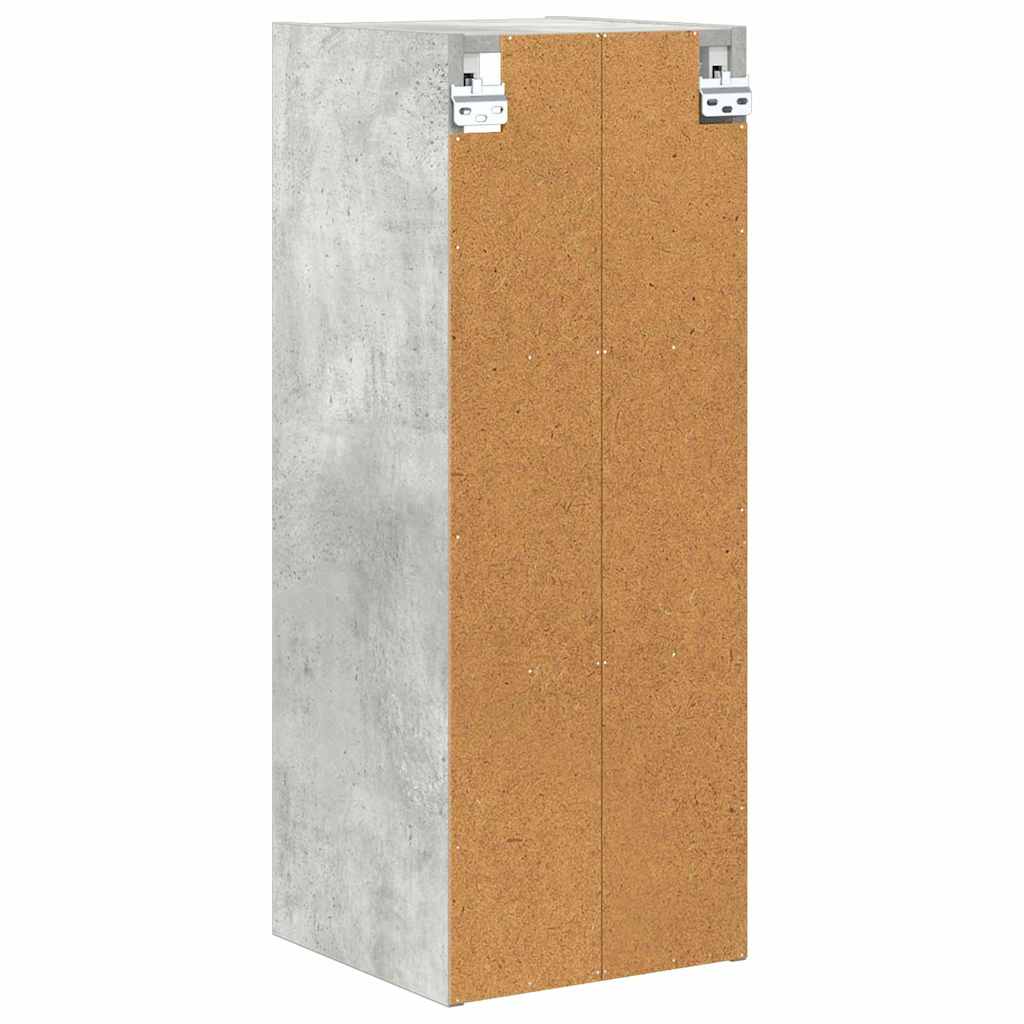 Hanging Cabinet Concrete Grey 30 x 29.5 x 80 cm Engineered Wood
