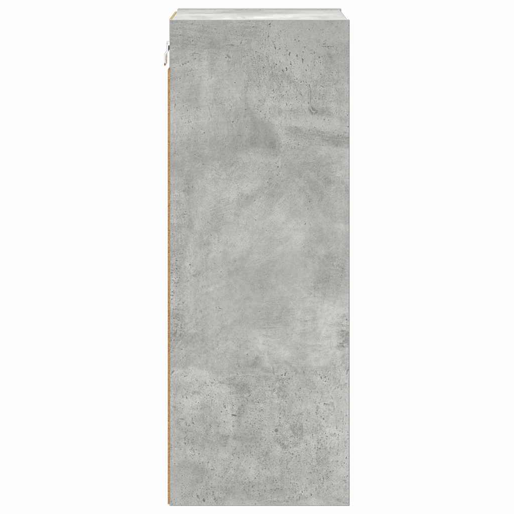 Hanging Cabinet Concrete Grey 30 x 29.5 x 80 cm Engineered Wood