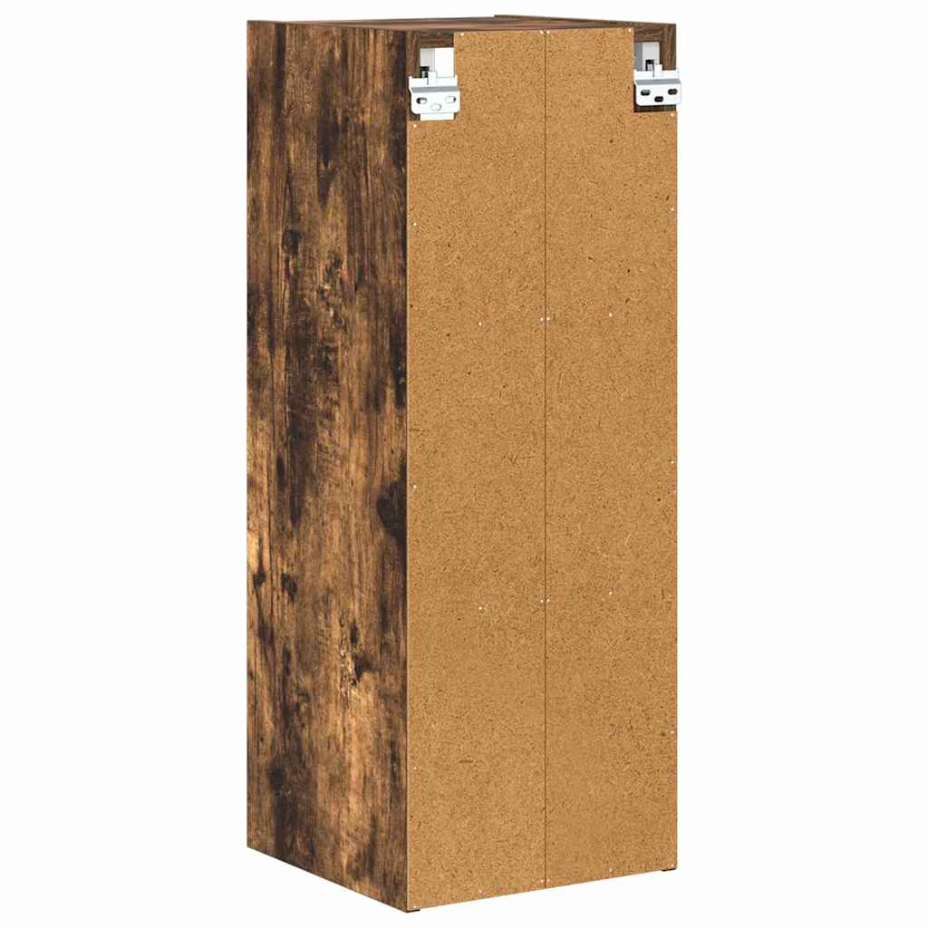 Hanging Cabinet Smoked Oak 30 x 29.5 x 80 cm Engineered Wood