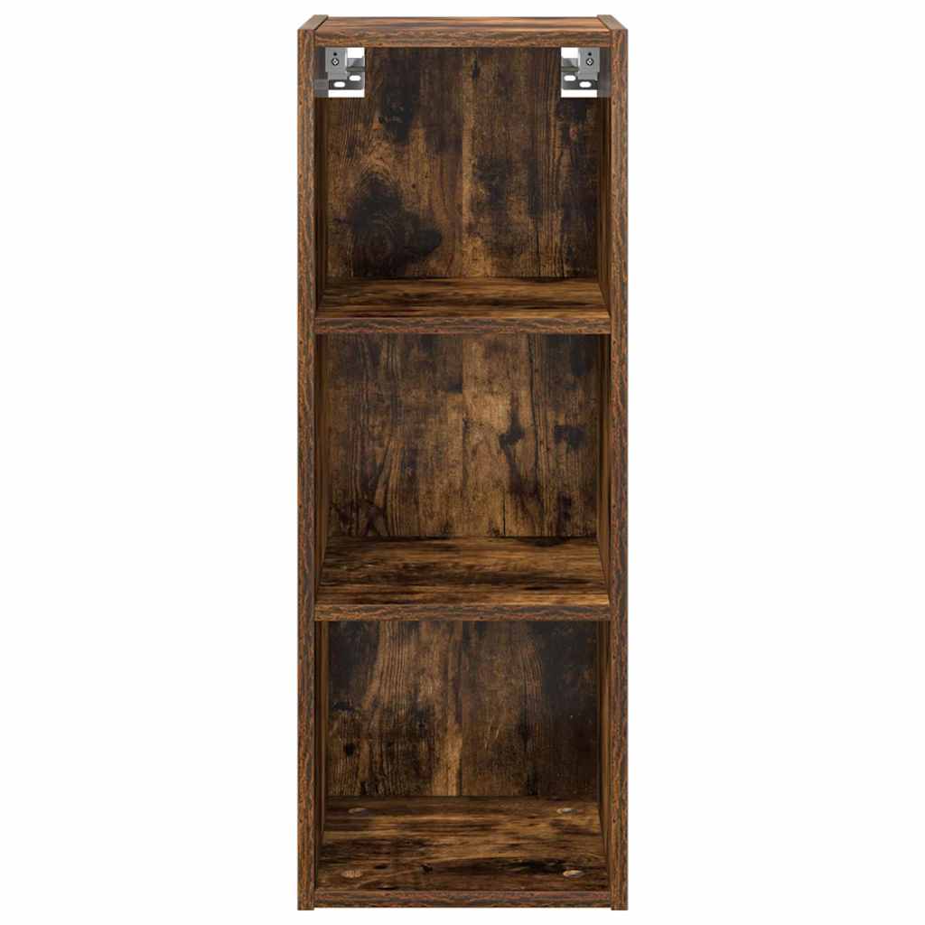 Hanging Cabinet Smoked Oak 30 x 29.5 x 80 cm Engineered Wood