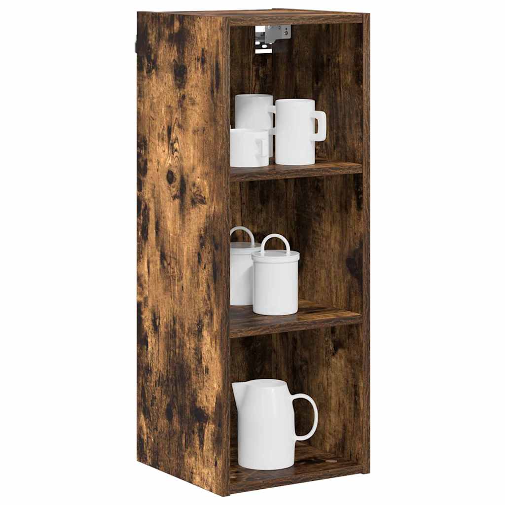 Hanging Cabinet Smoked Oak 30 x 29.5 x 80 cm Engineered Wood