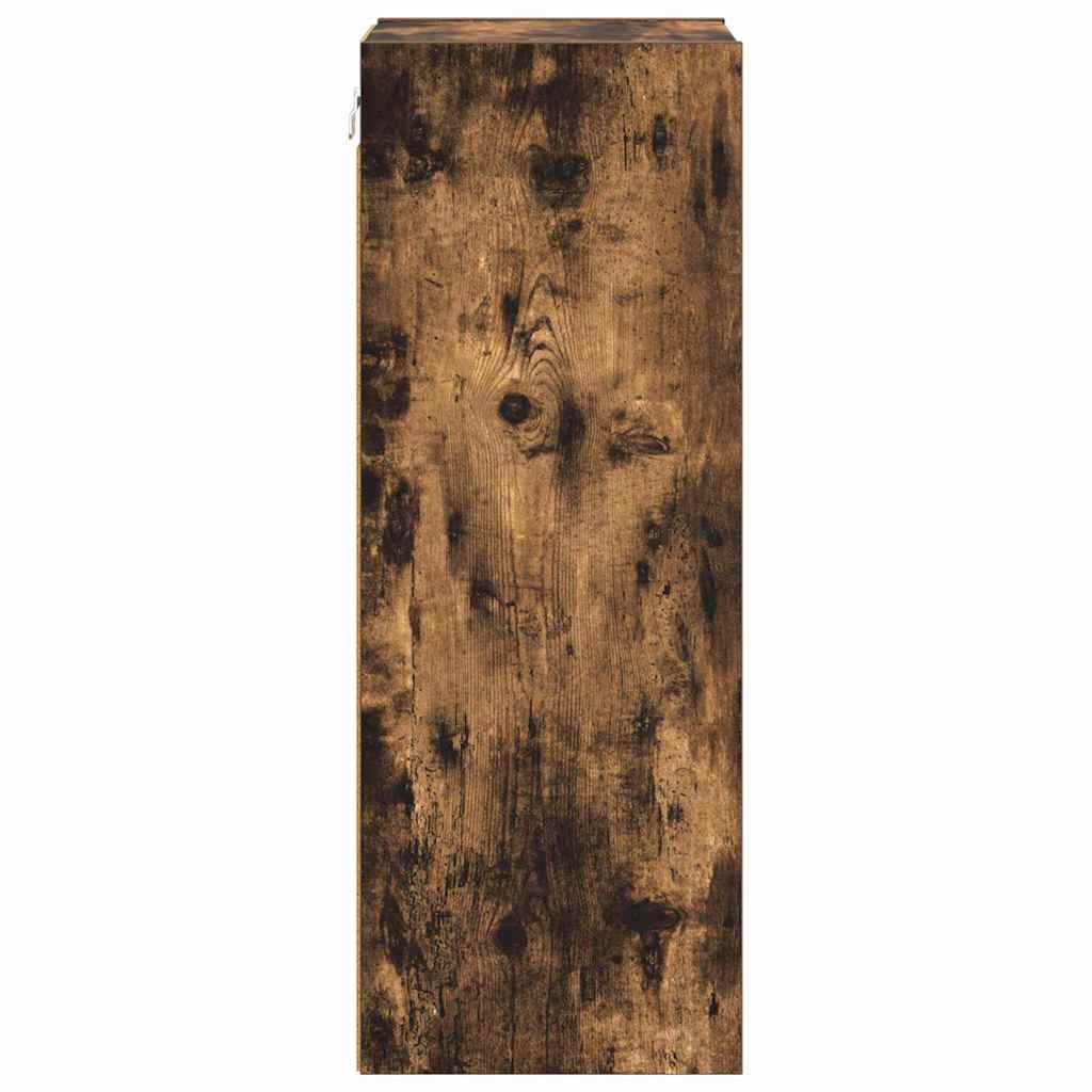 Hanging Cabinet Smoked Oak 30 x 29.5 x 80 cm Engineered Wood