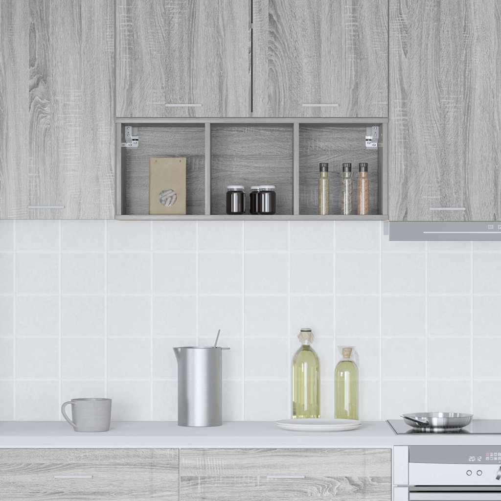 Hanging Cabinet Grey Sonoma 30 x 29.5 x 80 cm Engineered Wood