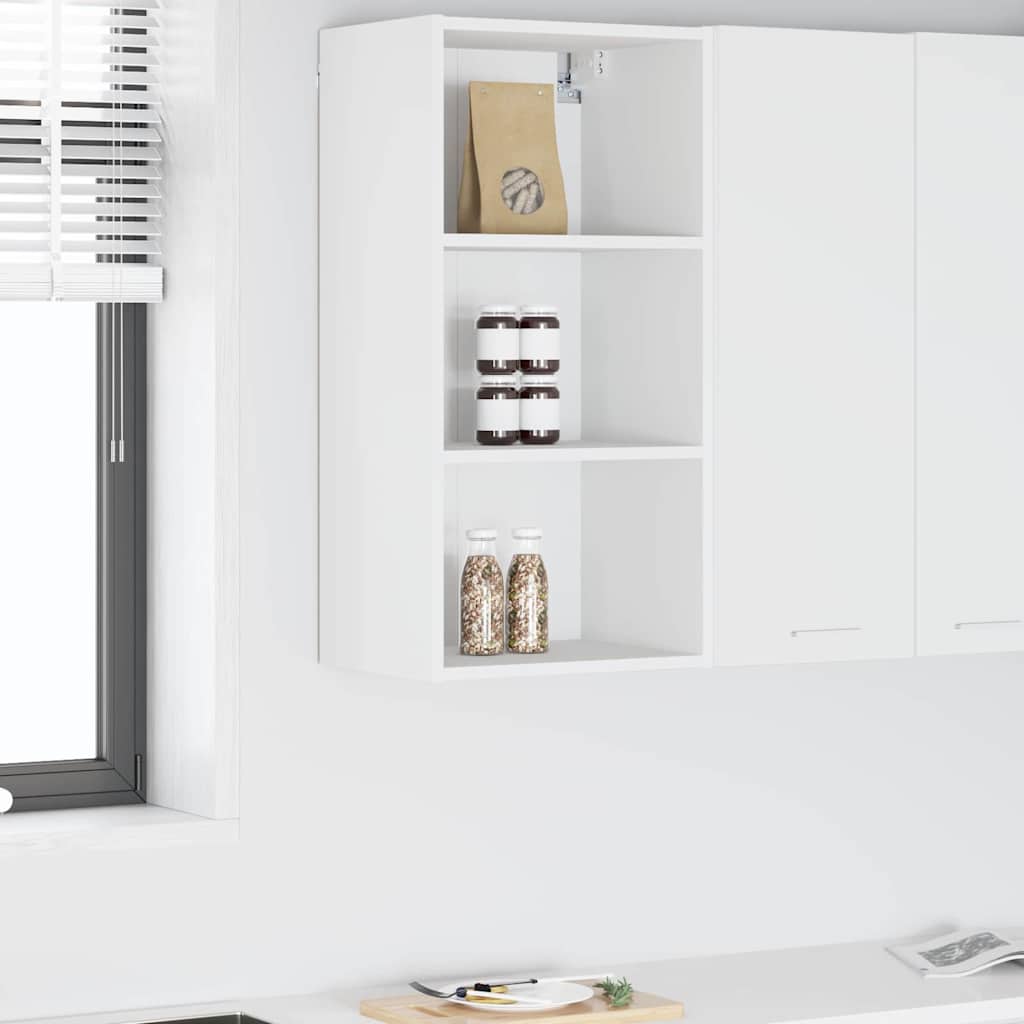 Hanging Cabinet White 40 x 29.5 x 80 cm Engineered Wood