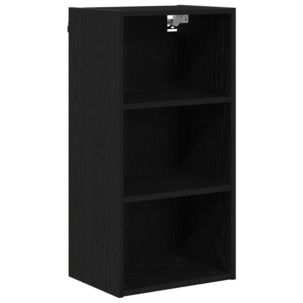 Hanging Cabinet Black Oak 40 x 29.5 x 80 cm Engineered Wood